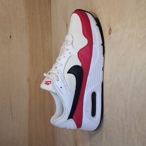 Nike White and Red Athletic Shoes